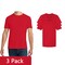 Gildan Men's Softstyle Cotton T-Shirt, Adult Short Sleeve Blank for Screen Printing, Red, 3–15 Pack